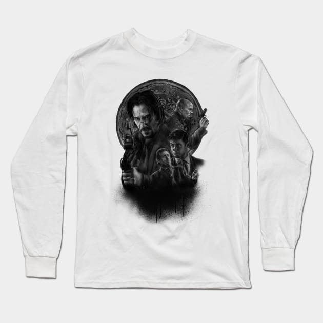 John Wick 2 Long Sleeve T-Shirt by AlbertColladoArt